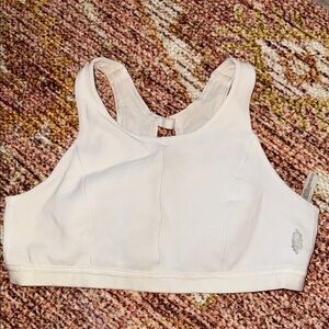 White Free People Sports Bra
